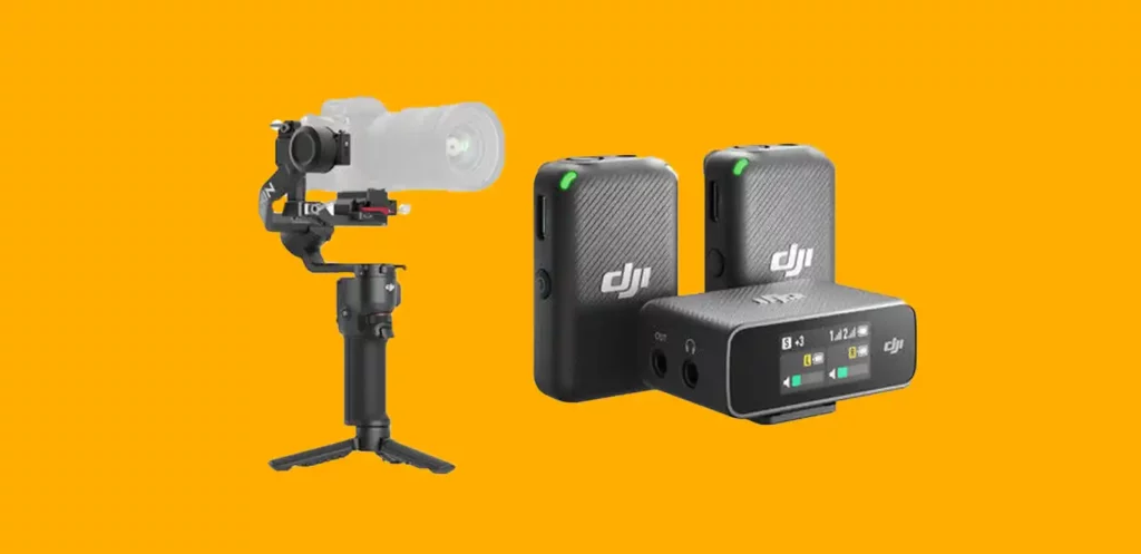 گیمبال دوربین DJI RS3 MINI با میکروفون