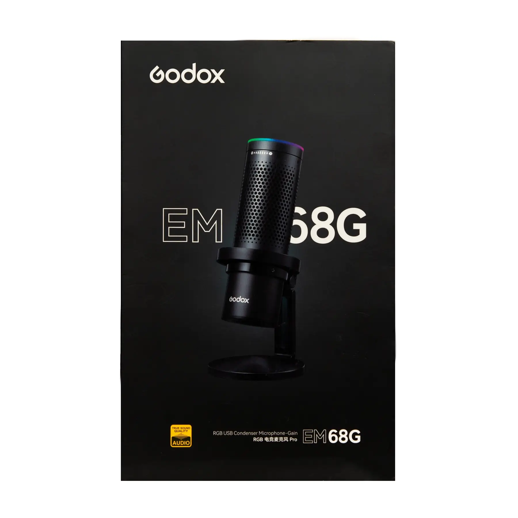 جعبه میکروفون RGB رومیزی GODOX EM68G