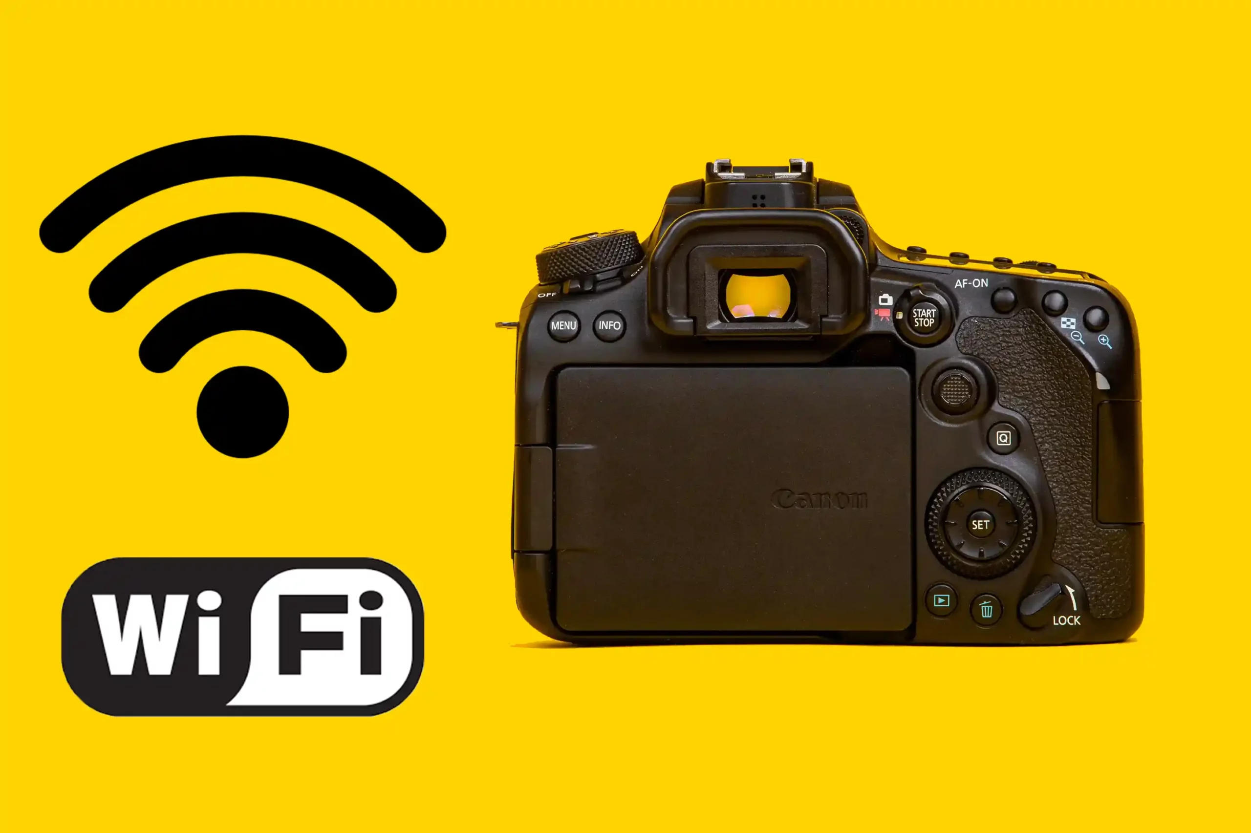 WI-FI در دوربین CANON 90D