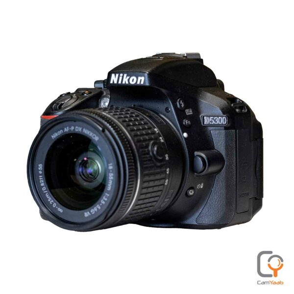 دوربین کارکرده NIKON D5300 (22 هزار شات) + لنز 18-55 (F 3.5-5.6)